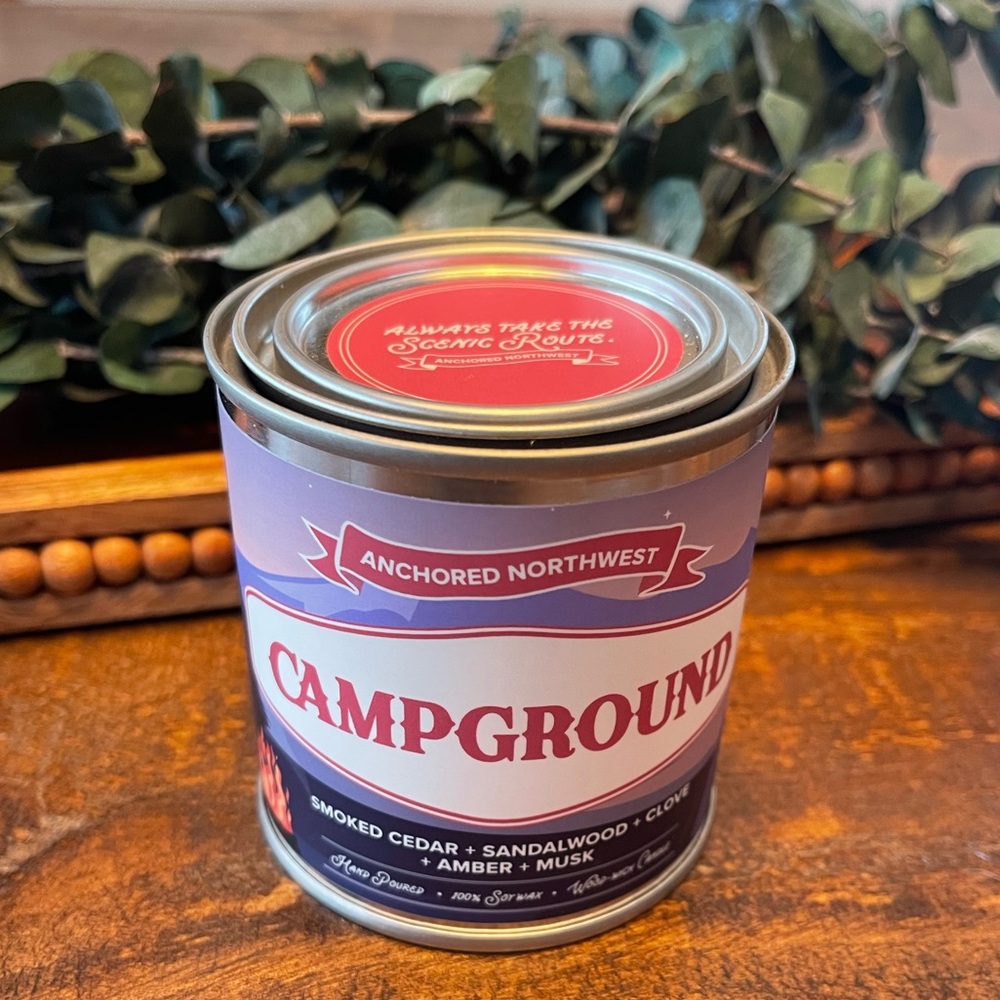 Campground soy candle